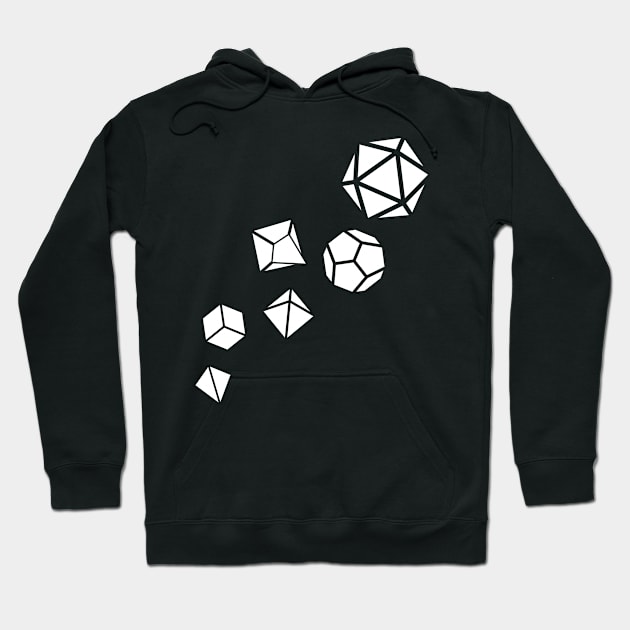 Polyhedral Dice Set of the Game Master Tabletop RPG Hoodie by dungeonarmory